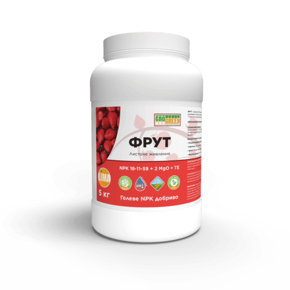 Добриво Гель Фрут NPK 18-11-59+2MgO+TE