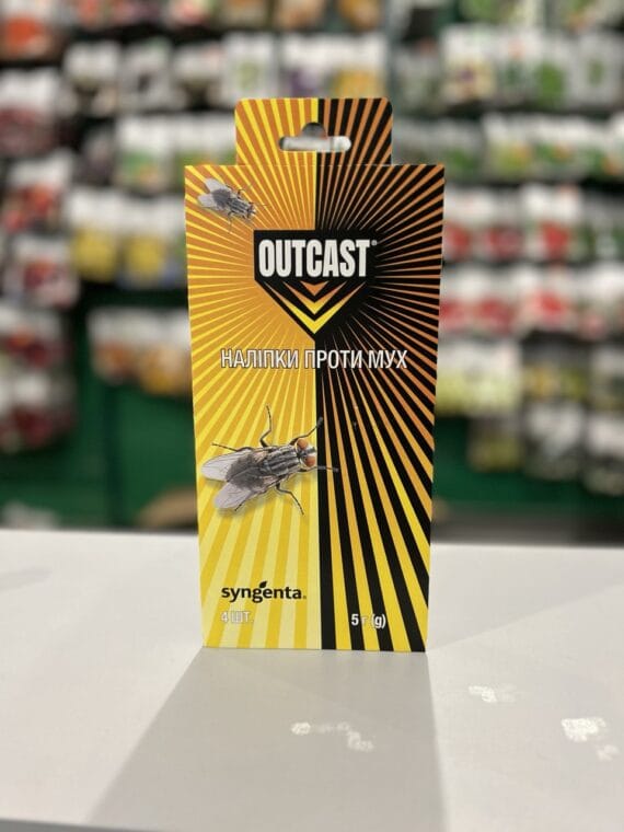 Наліпки проти мух Outcast 5г.